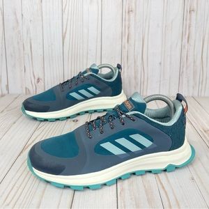 Adidas Response Trail X Trace Womens Size 8.5 Blue Ash Grey Tech Mineral EF0529
